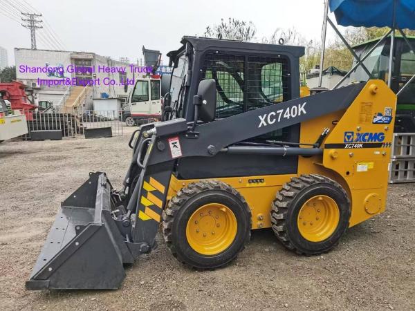 Charge nominale de 1 tonne pour chargeuse compacte XCMG XC740K, construction compacte