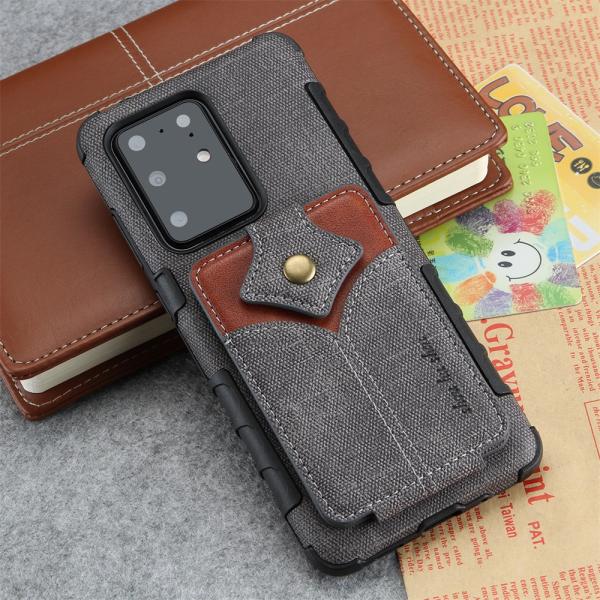 Случай телефона роскошных неподдельных случаев Samsung защитных многофункциональный кожаный