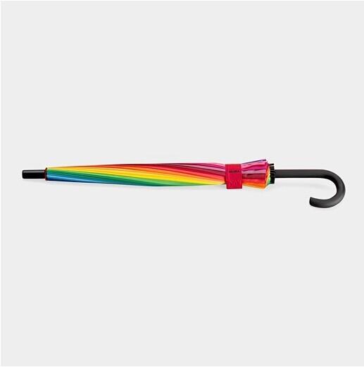 Arco-íris em linha reta 24 guarda-chuvas Windproof do golfe dos reforços