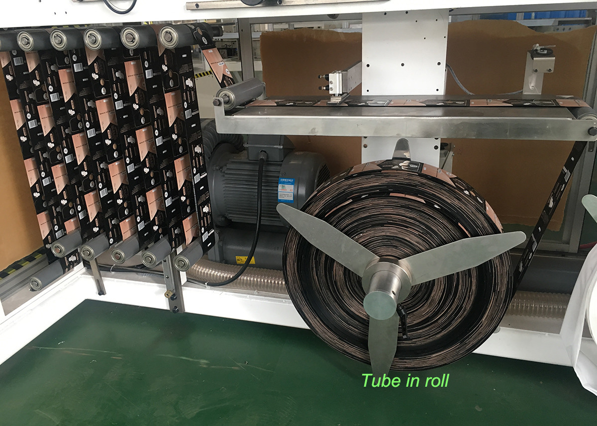 Infeed машины упаковки санитарных пусковых площадок регулятора PLC 65ppm на линии