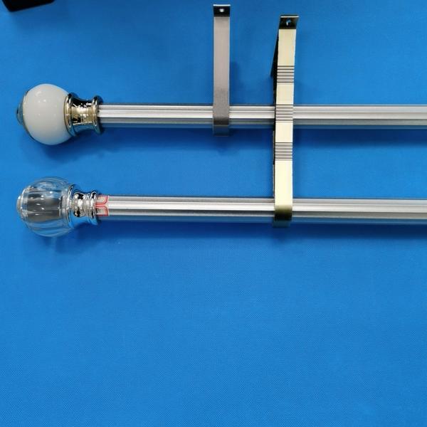 7.2 Metre 28mm 0.45mm Zinc Alloy Luxury Curtain Poles