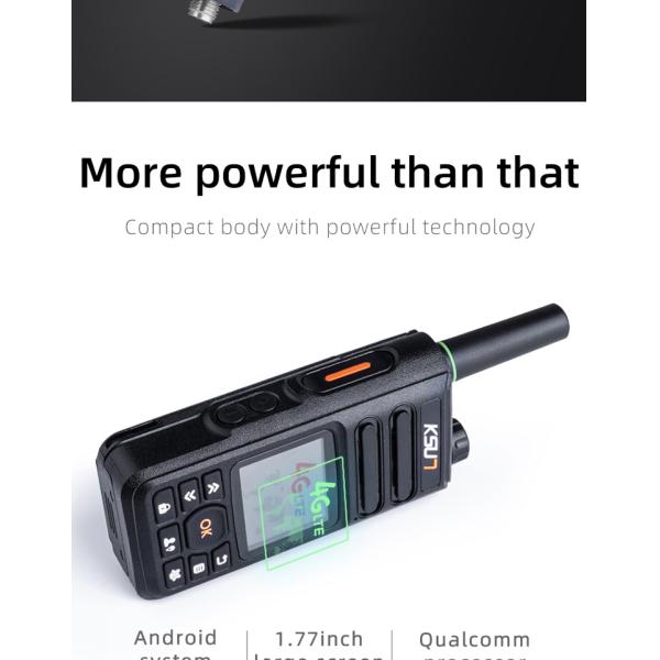 GPS WiFi POC Network Walkie Talkie 4G POC Two Way Radio with Long Range Communication
