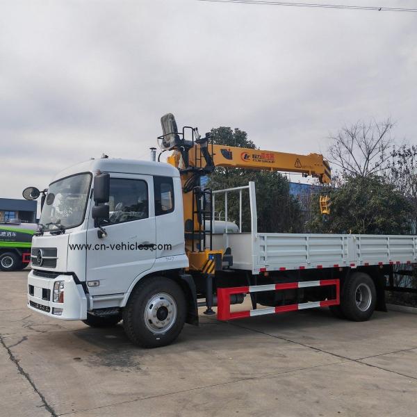 Dongfeng 8 Tonne Telescopic Boom Truck Crane 180KW 245HP Hydraulic Mobile Crane Truck Mounted