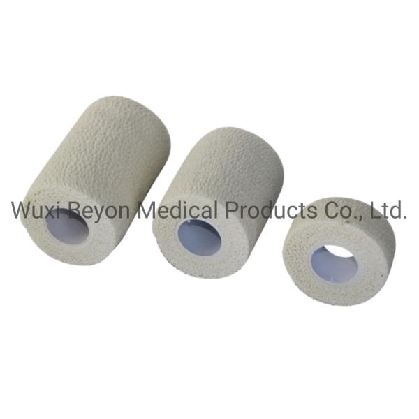White Cotton Cohesive Bandage Maroon Latex Free Cohesive Tape Medical