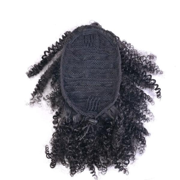 Longest Hair Ratio 50% Synthetic Hair Braided Chignon for Rubber Band Attachment