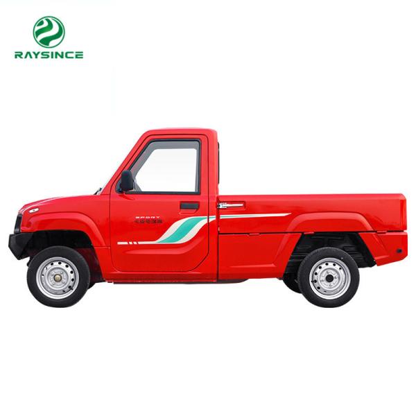 4 Wheels electric vehicle mini electric pick up truck  small pick up electric car with 60V battery