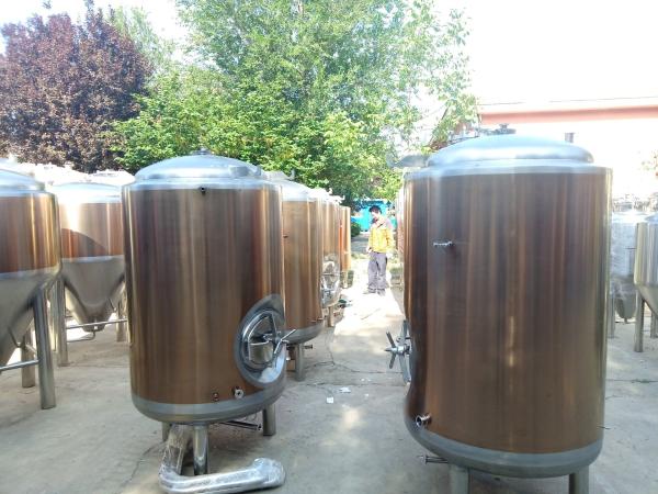 Durable Sanitary Bright Beer Tank , Stainless Steel 304 Beer Serving Tanks