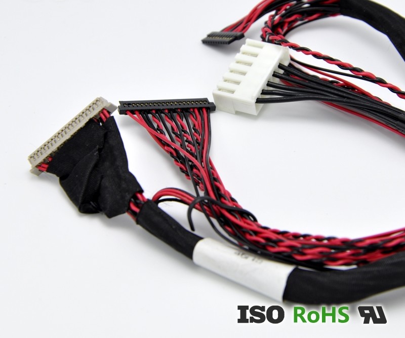 экран LCD LVDS сборок кабеля 20pin 30pin изготовленный на заказ плоско гибкий