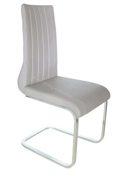 Eco Friendly Chrome Dining Room Chairs Glossy Guestroom Use Maintain Free