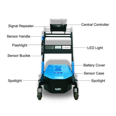 detector de escape exterior PQWT do encanador do trole 9m da detecção de escape da água 20KHz LDC