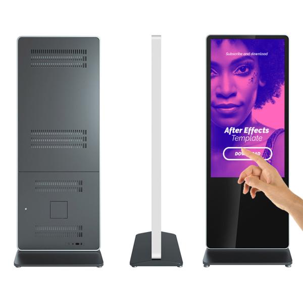 42 floor standing touch screen monitor wifi led network machine mobile kiosk
