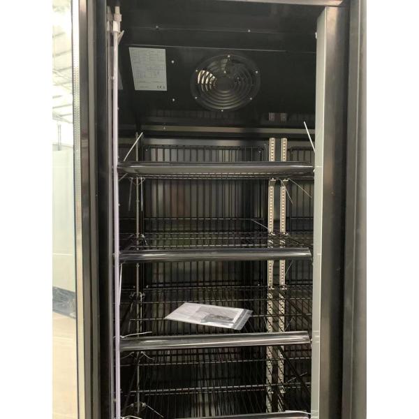 R290 затыкают в охладителя двери воздушного охлаждения цвете чистосердечного стеклянного черном