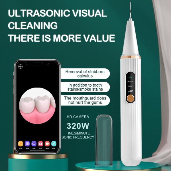 Do dente portátil dental seguro visual do Scaler de Hd ferramenta de limpeza Sonic Electric Tooth Cleaner