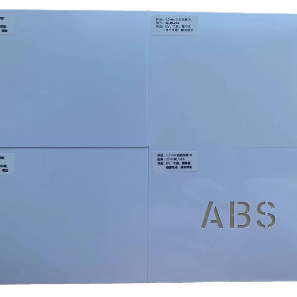 Glossy Surface ABS Plastic Sheets for Custom Engraving and Carving with ISO9001 Certification