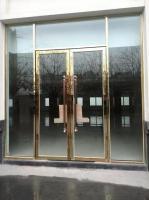 Puerta giratoria doble de aluminio personalizada para el hospital