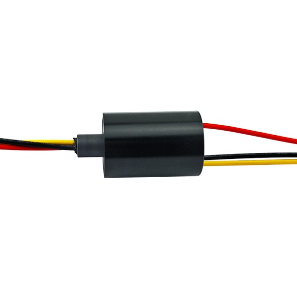 3-channel 5A capsule slip ring with outer diameter 22mm for security and consumer electronics