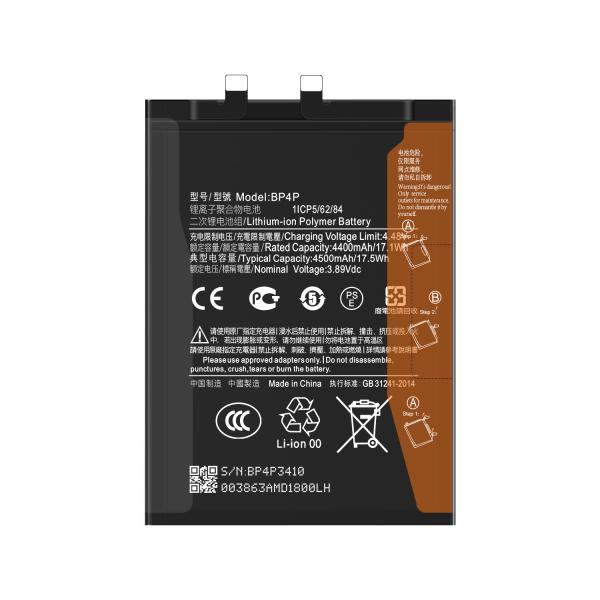 Batería de reemplazo recargable BP4P para Xiaomi CIVI 3 Batería de teléfono de litio 4500mAh