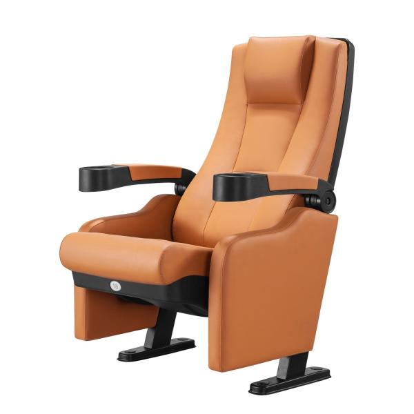 Fabric Cover And Wooden Frame Home Cinema Seating Contemporary Customizable
