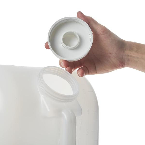 5 Gallon Plastic Dispenser Carboy with Spigot, HDPE, Natural Gallon Dispenser Replacement Faucet Replacement Cap
