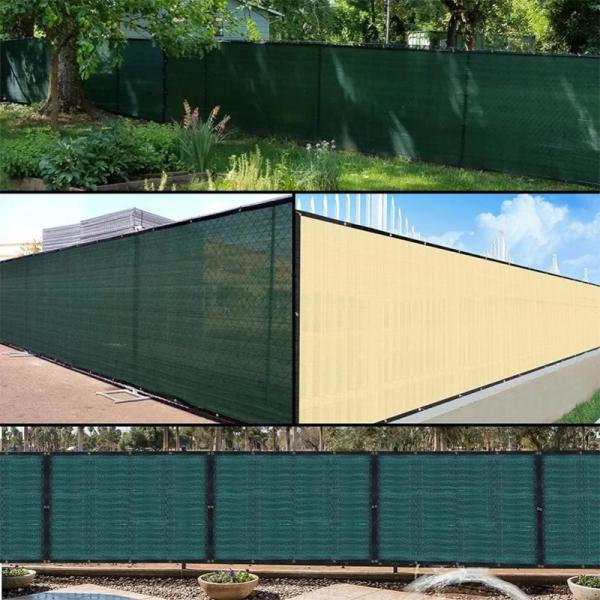 6ftx50ft 160gsm Privacy Fence Screen For Chain Link Fence With Grommets