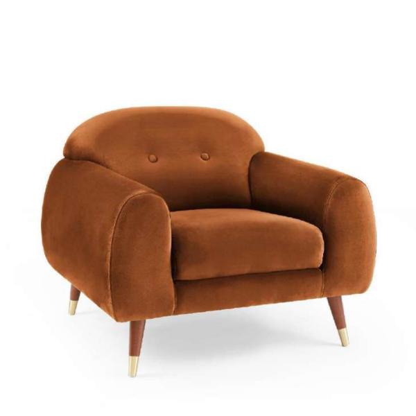 Durable Multiscene Single Seater Couch , Stain Resistant Single Person Sofa Chair