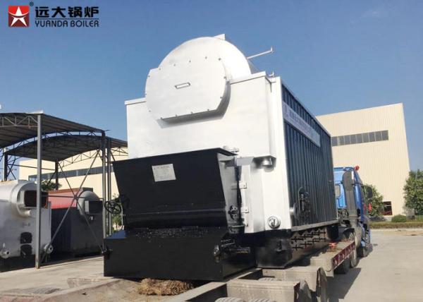 10 Ton Bagasse Fired Steam Boiler , Large Stove Biomass Boiler For Paper Mill