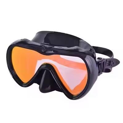 UV Protective Scuba Diving Mask Safety Shatter Resistant Silicone Dive Mask Coating Glass