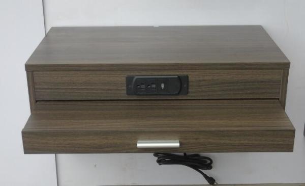 Wooden Floating Hotel Bedside Tales , Bedroom Night Stands 30% Sheen