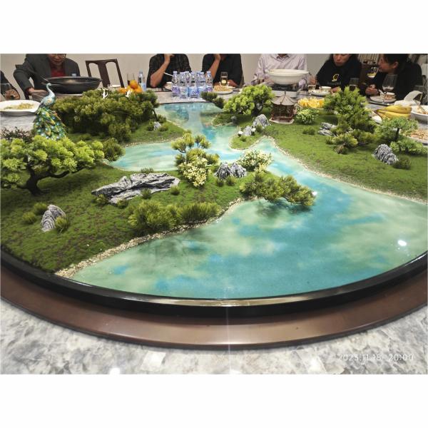 Dining Table Landscape Scale Model 1:150 Architecture Landscape Model