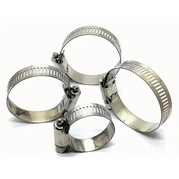 Adjustable Stainless Steel Worm Drive Hose Clamp Reinforced Strength