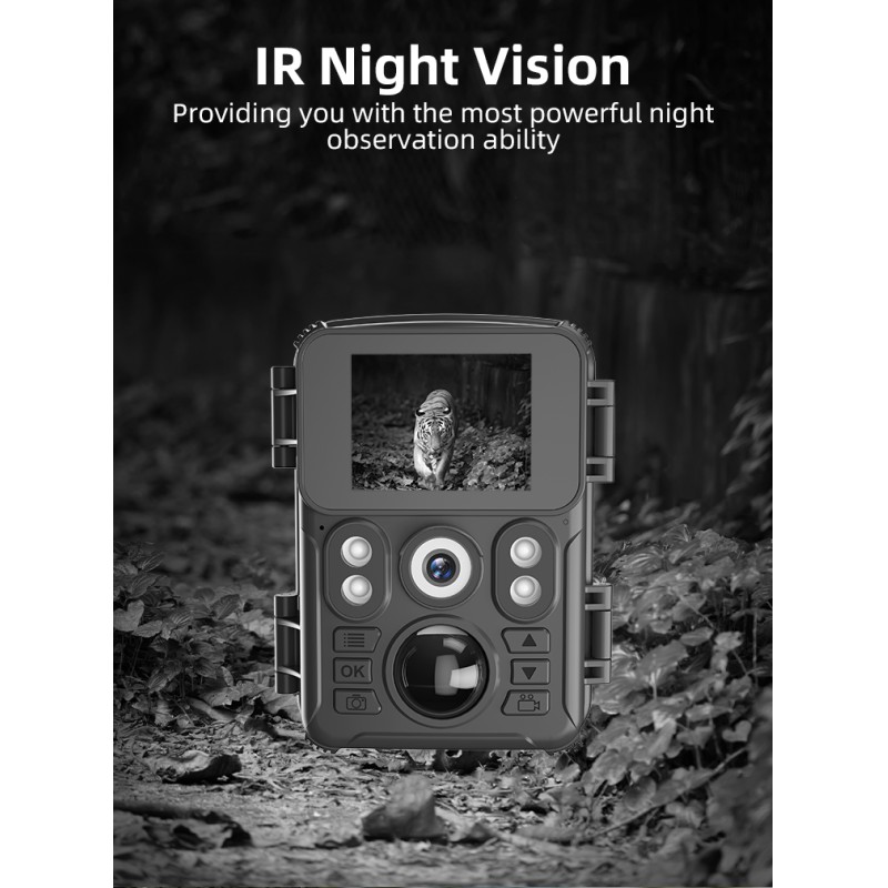 Factory Direct 720P HD Trail Hunting Camera Outdoor Wildlife Waterproof IR Night Vision Trail Camera Animal Trap Mini Camera