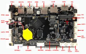 RK3568 LVDS a inclus le panneau Android d'Android 11 EMMC 8GB avec l'informatiqu
