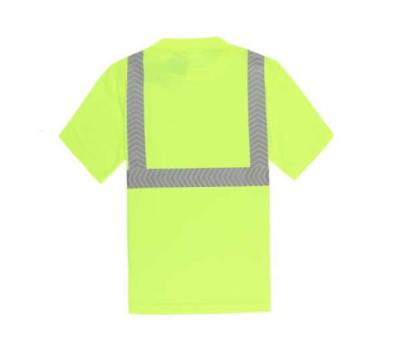 Reflective Safety Hi Vis Polo Shirt OEM breathable quick dry short sleeve work wear unisex heat sublimation printed