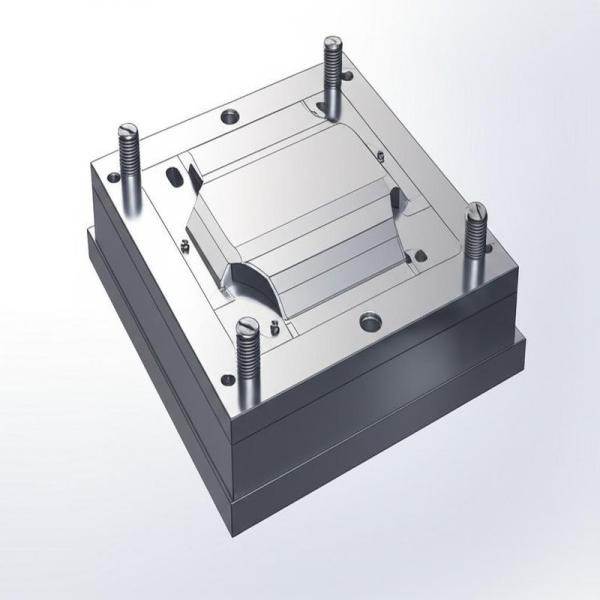 Customizable Packaging Mold Designed in Solidworks with LKM Standard and Textured Surface Finish