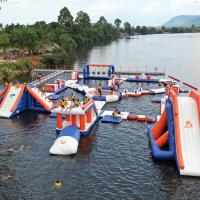 Equipamento inflável do parque da água dos jogos da água de Camboja para crianças e adultos