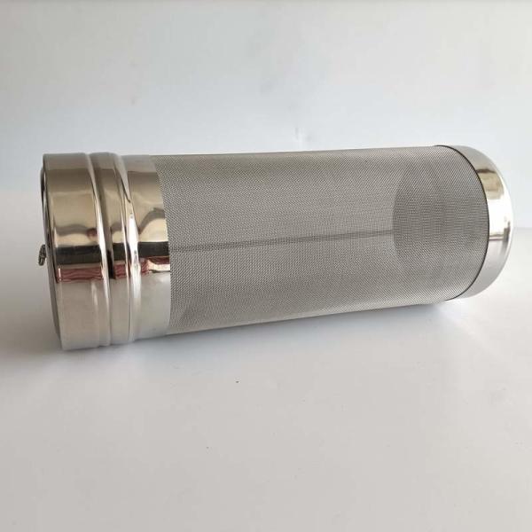 400 300 Micron Stainless Steel Wire Mesh Cylinder Filter Mesh Beer Brewing Filter