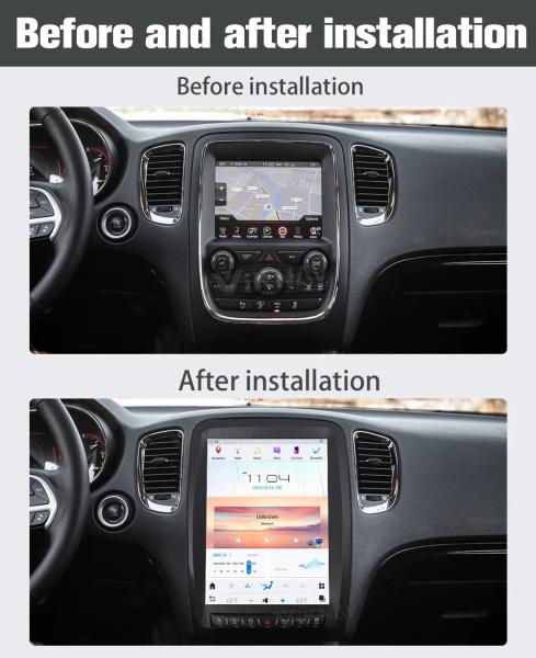 12.1 inch 1024*768 Car radio For 2014-2022 Dodge Durango GPS Navigation Multimedia player Screen Support Carplay