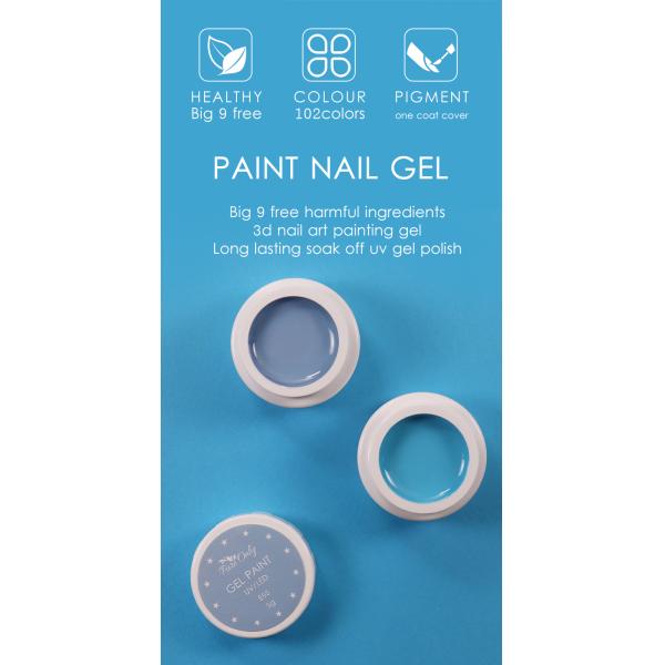 Non-Toxic Vegan Oem Gel Painting for Professional Nail Art Soak Off UV LED Private Label Color