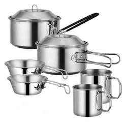 304 Stainless Steel Outdoor Multifunctional Multi Person Camping Picnic Set