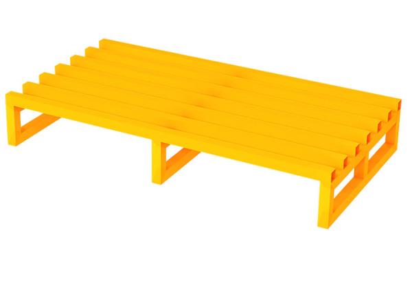 Costume industrial da entrada da maneira do ferro 4 da anti pálete de aço de aço superior tubular do metal da corrosão