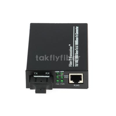 ODM ótico do OEM do conversor 3W dos meios da fibra de 1000Mbps 20km 25km