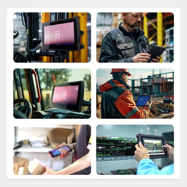 Industrial Android Barcode Scanner PDA with Rugged Design and Waterproof Communication