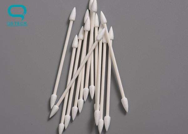 Double Smooth Pointed Head Cleanroom Cotton Swab Customized Kinds