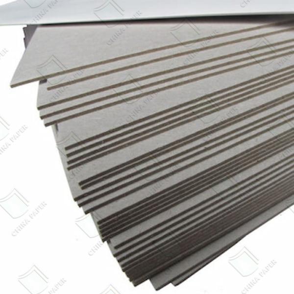 300-1000gsm Grey Chip Board Sheet Smooth Surface High Stiffness For Packaging Box