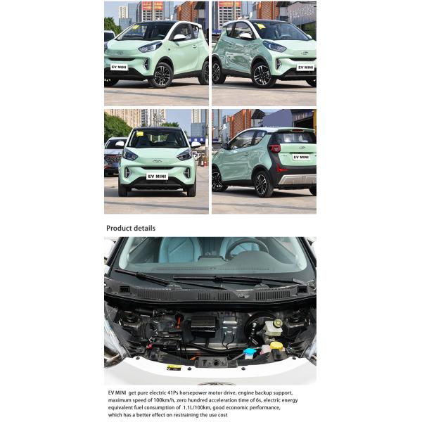 Used Small All Electric Cars Pure New Energy Vehicles Chery Ant Mini EV