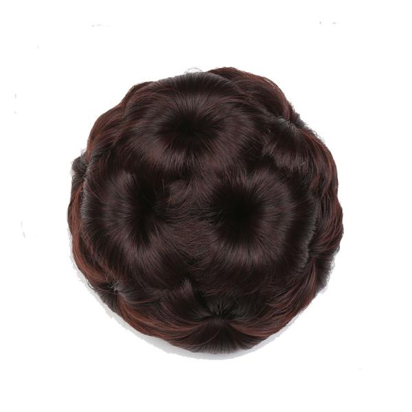 60% Longest Hair Ratio Synthetic Hair Braided Chignon for Natural Fashion in 2022