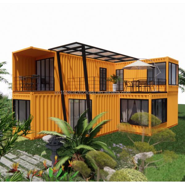 20ft Prefabricated Container House for Hotel by Manufacturers Modern Design Villa Family Residence Villa