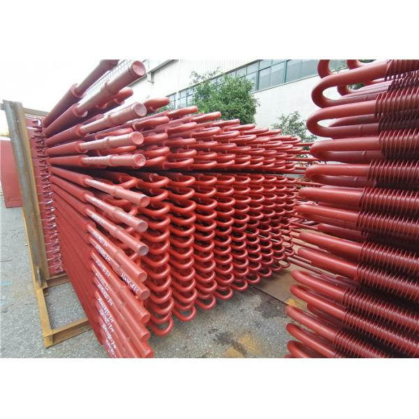 ASME A179 Carbon Steel Steam Boiler Economizer For Heat Exchanger Assembled OD 50.8mm