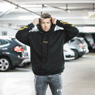 Sustainable Sports Team Hoodies With Head Gym Running Suit Mens