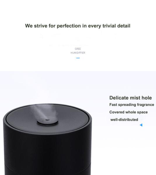 6W 30ml Anodised Aluminum Waterless Aroma Diffuser